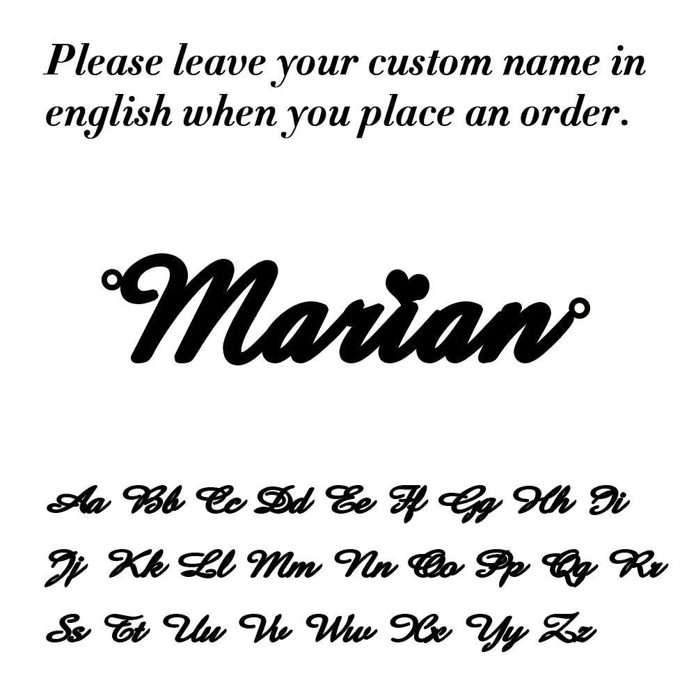 Custom Name Anklet Bracelet for Women Personalized Stainless