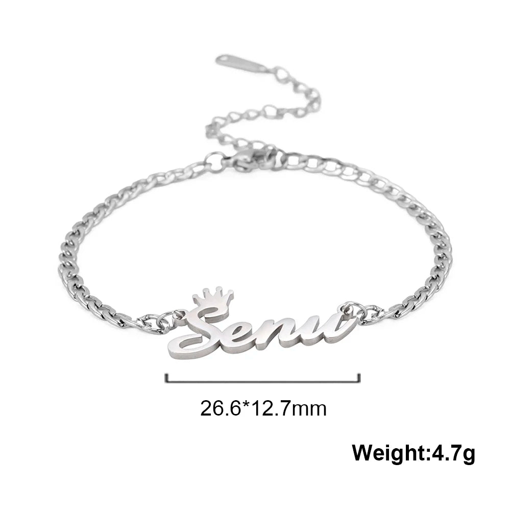 Stainless Steel Custom Name Bracelet