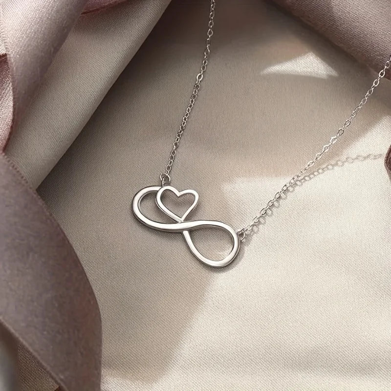 To My Bonus Daughter” Infinite Love Necklace With Gift Box