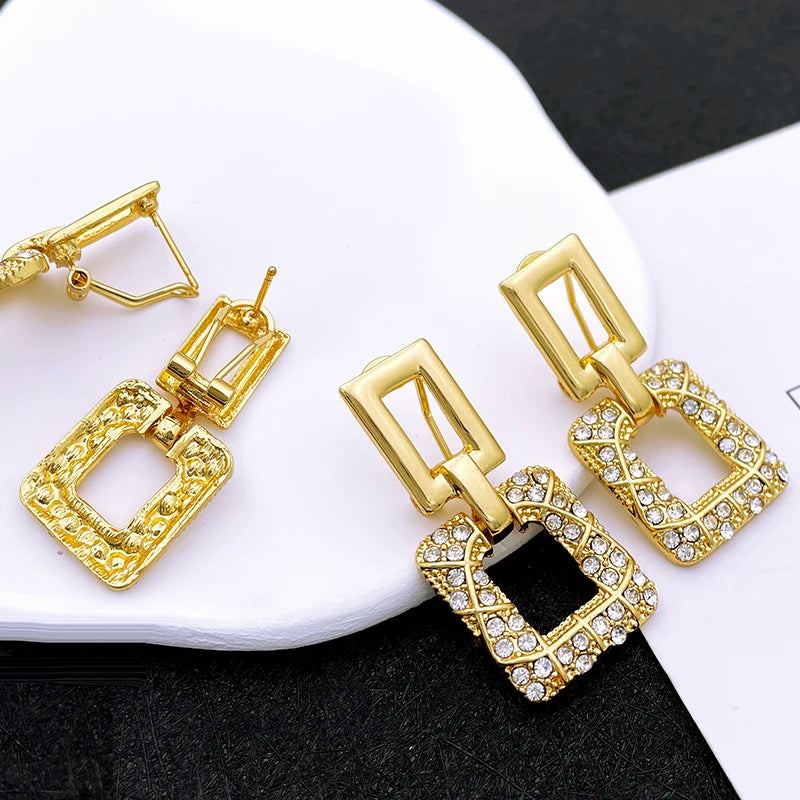 Italian Design 18K Gold Plated 4pcs Jewelry Set For Women