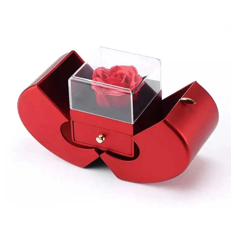 To My Beloved Wife – Soulmate Love Knot Necklace in Rose Gift Box