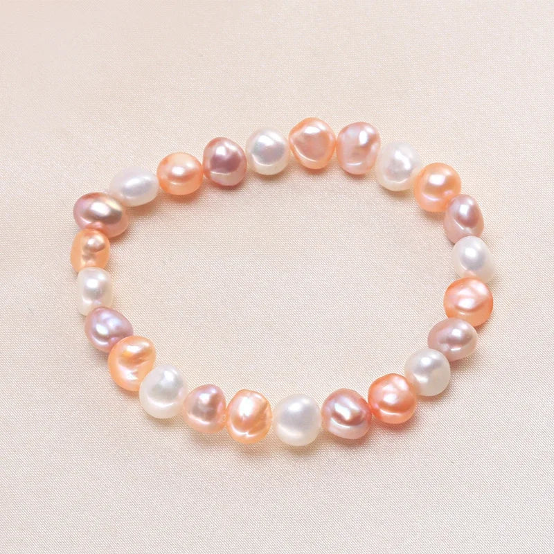 Baroque Pearl Bracelet for Women – AAA+ Quality Stretch Jewelry