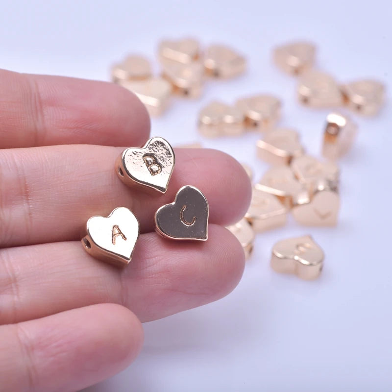 26pcs English Alphabet Letter Charm Initial Charms Pendants