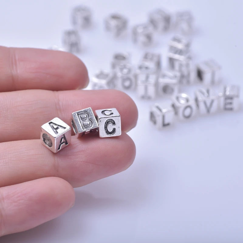 26pcs English Alphabet Letter Charm Initial Charms Pendants