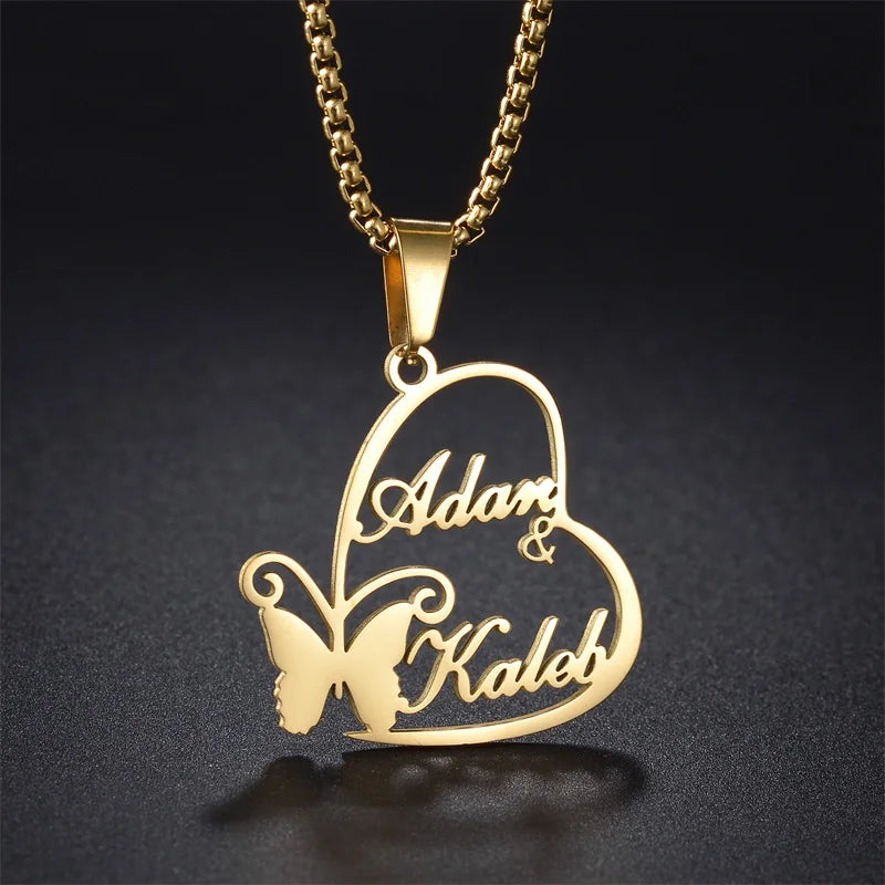 Custom Name Necklace Custom Jewelry Stainless Steel Personalized