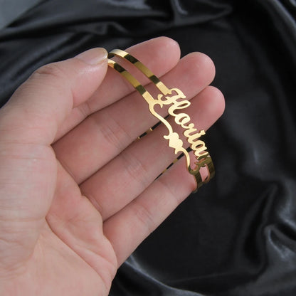 Customized Letter Name Bracelet – Personalized Bangles for All