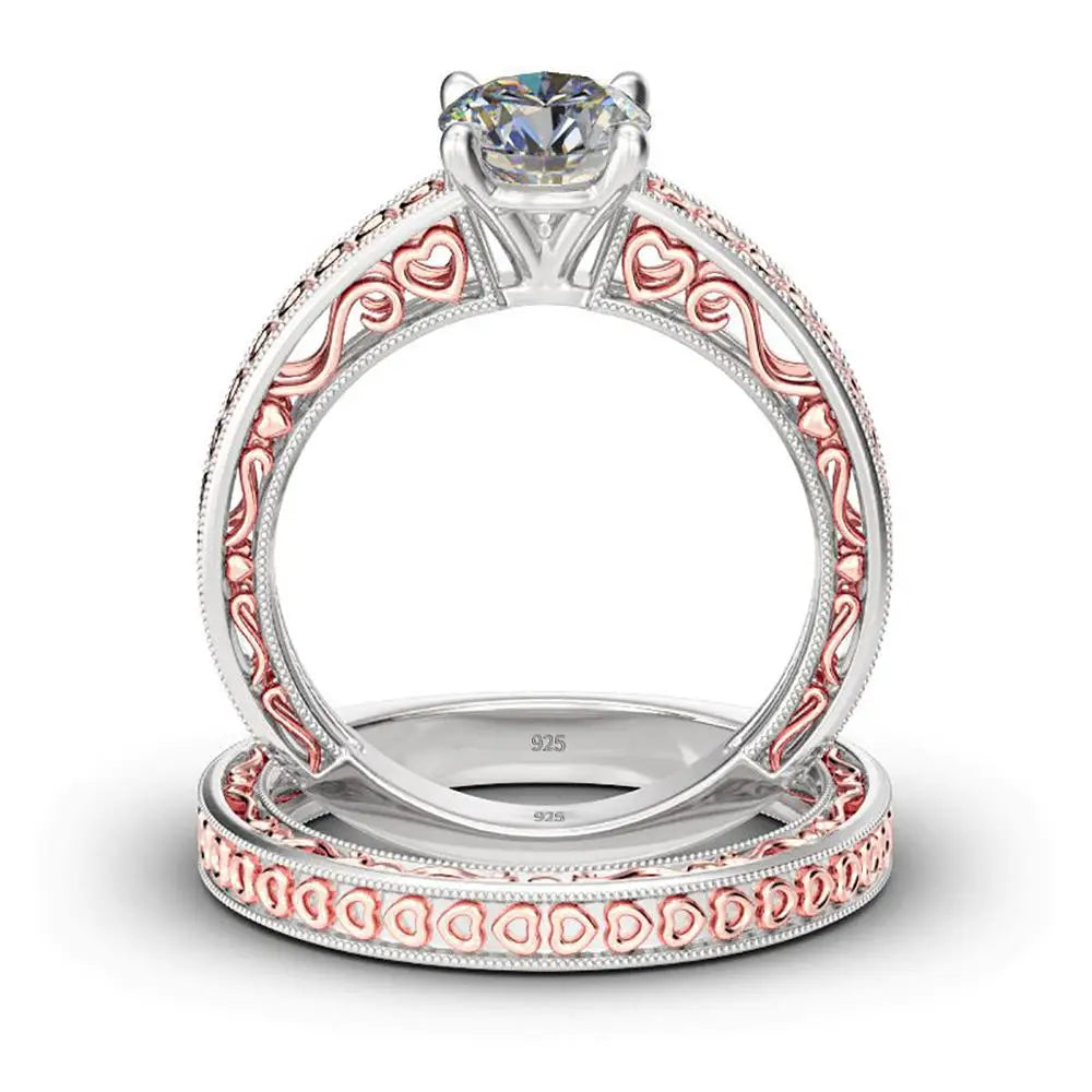 925 Sterling Silver 1.2ct Moissanite Wedding Ring
