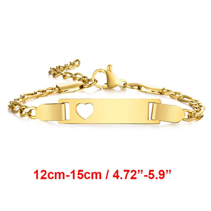 Custom Engraved Name and Birth Date Bracelet – Personalized Birthday Gift
