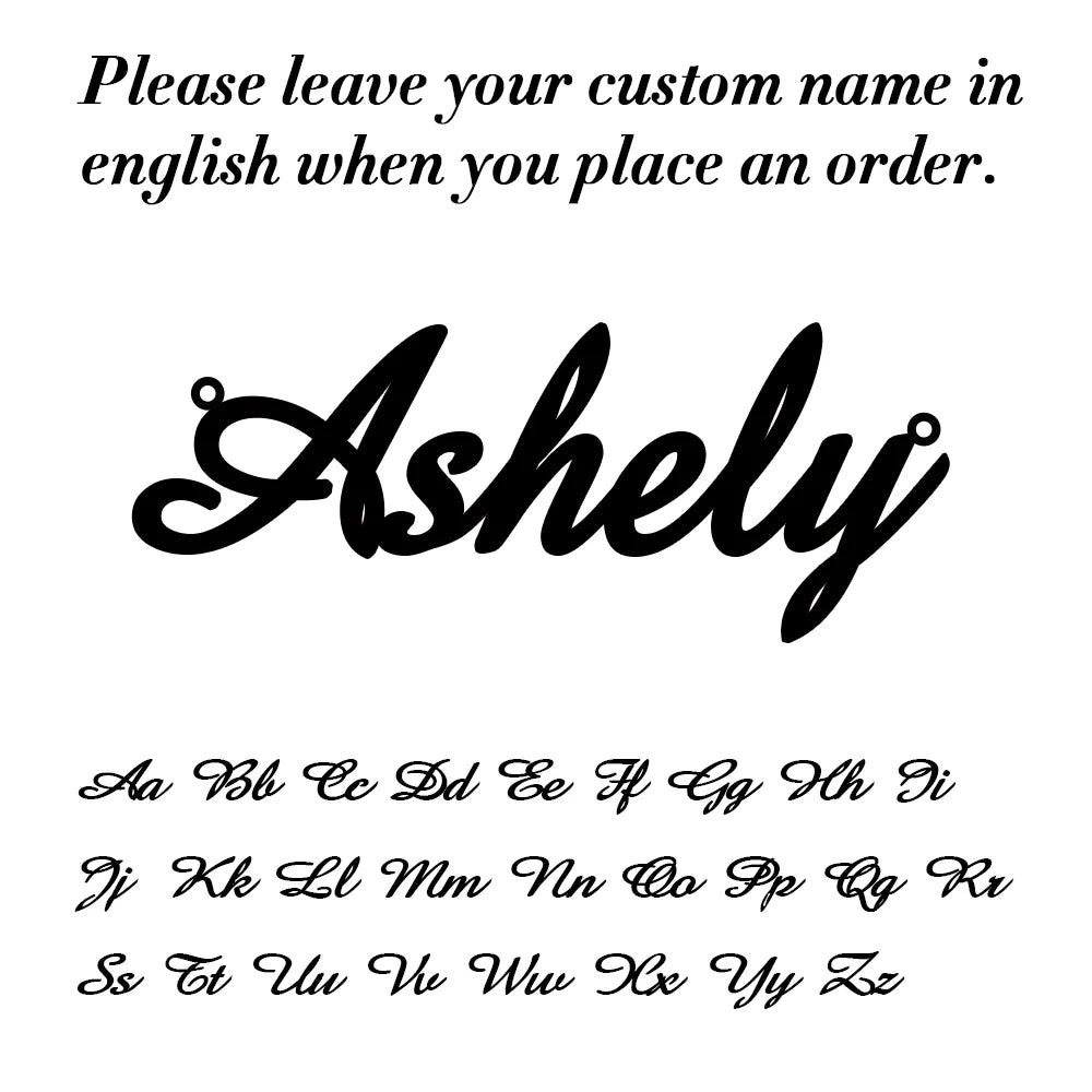 Custom Name Anklet Bracelet for Women Personalized Stainless