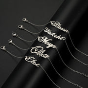 Unique Custom Name Anklet Stainless Steel Customized