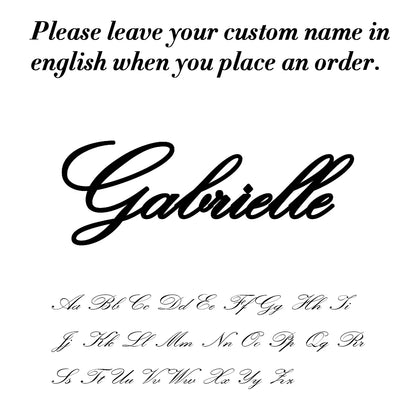 Custom Name Anklet Bracelet for Women Personalized Stainless