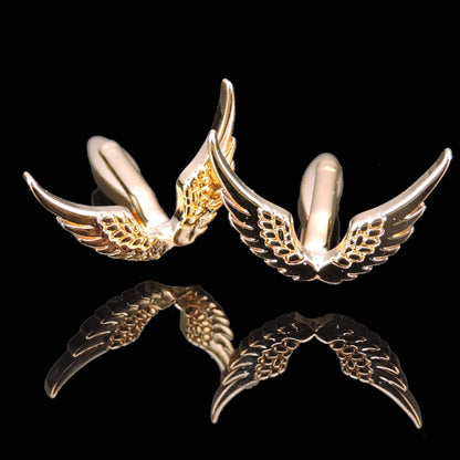 18K Gold-Plated Luxury Cufflinks Classic Style For Men's French Shirt