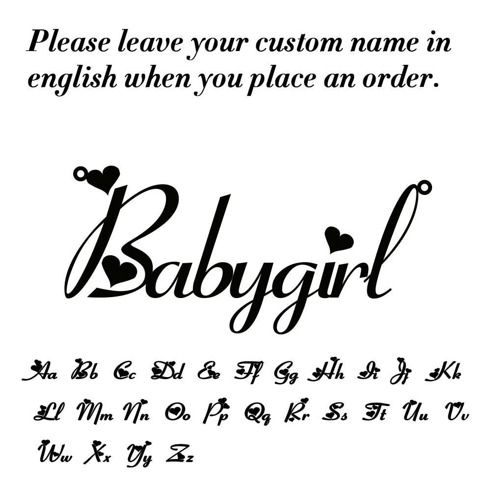 Custom Name Anklet Bracelet for Women Personalized Stainless