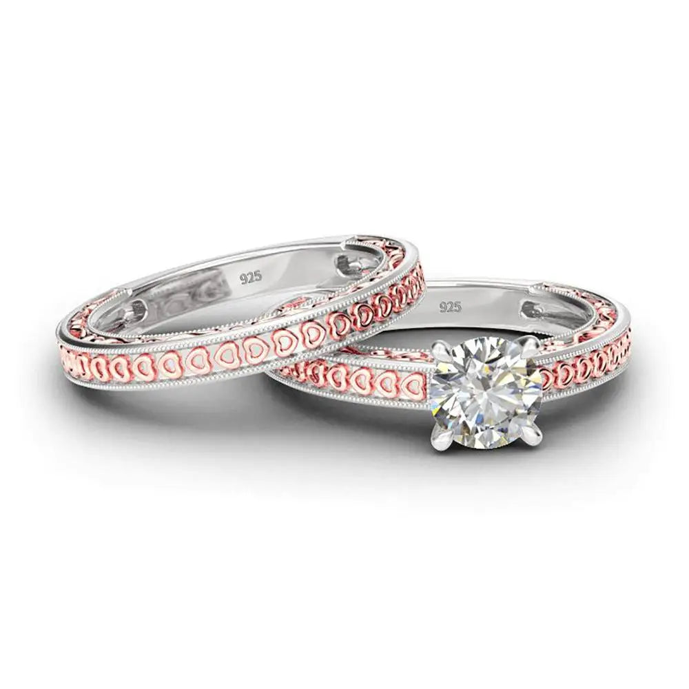 925 Sterling Silver 1.2ct Moissanite Wedding Ring