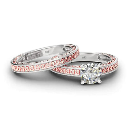 925 Sterling Silver 1.2ct Moissanite Wedding Ring