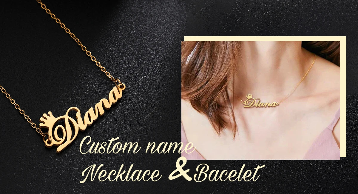 Custom Name Anklet Bracelet for Women Personalized Stainless