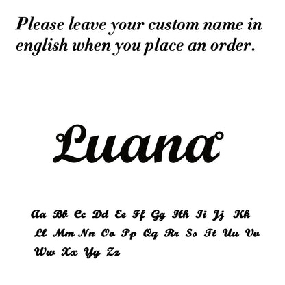 Unique Custom Name Anklet Stainless Steel Customized