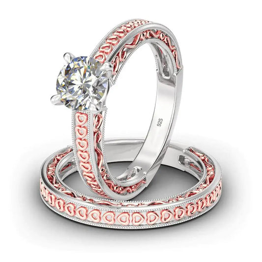 925 Sterling Silver 1.2ct Moissanite Wedding Ring