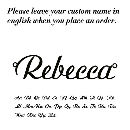 Unique Custom Name Anklet Stainless Steel Customized