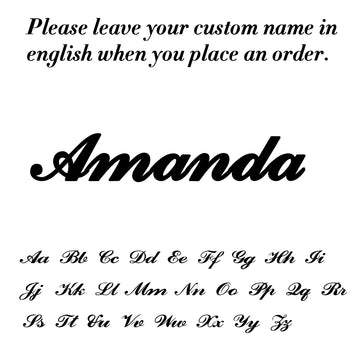 Unique Custom Name Anklet Stainless Steel Customized