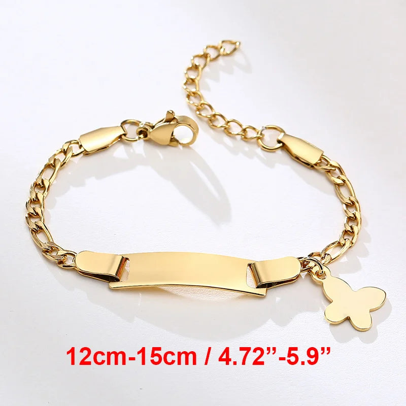 Custom Engraved Name and Birth Date Bracelet – Personalized Birthday Gift