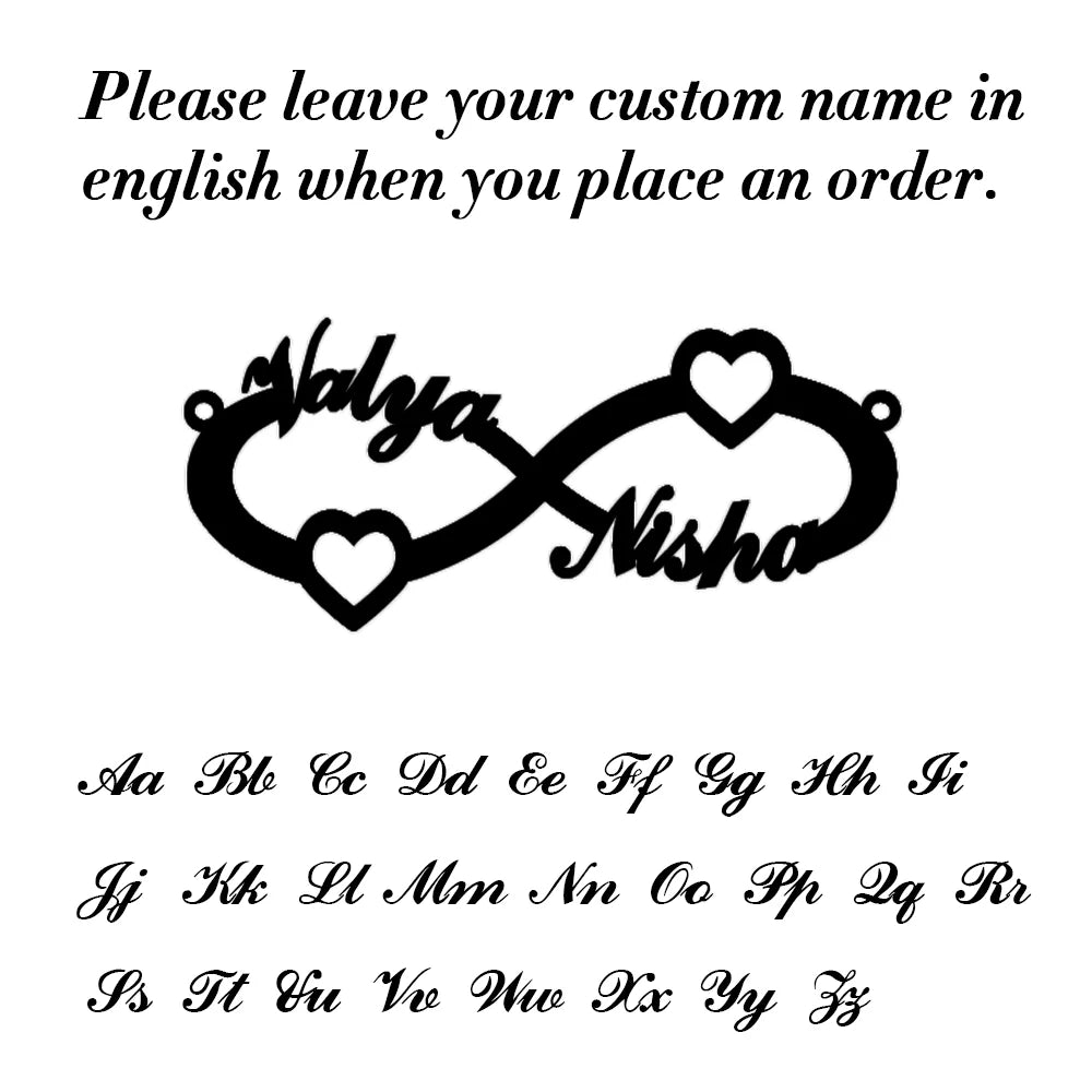 Custom Name Anklet Bracelet for Women Personalized Stainless