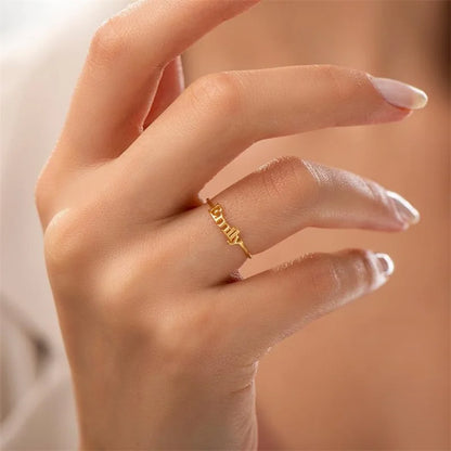 Uniqueura Custom Name Family Ring – Personalized Jewelry for Men Women
