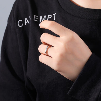 Name Date Customized Rings – Personalized Jewelry for Women Men Stainless Steel