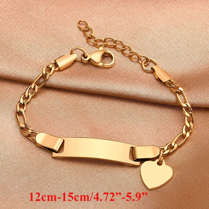 Custom Engraved Name and Birth Date Bracelet – Personalized Birthday Gift