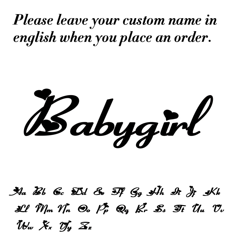 Unique Custom Name Anklet Stainless Steel Customized