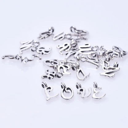 26pcs English Alphabet Letter Charm Initial Charms Pendants