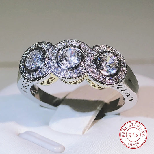 New Arrival Round AAAA+ Zircon Wedding Engagement Ring