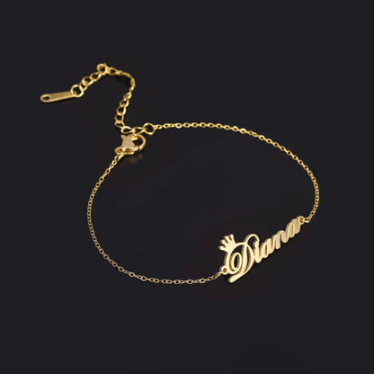 Unique Custom Name Anklet Stainless Steel Customized
