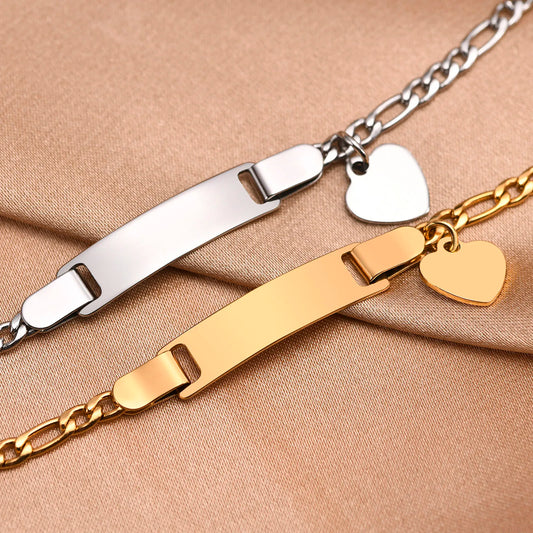 Custom Engraved Name and Birth Date Bracelet – Personalized Birthday Gift