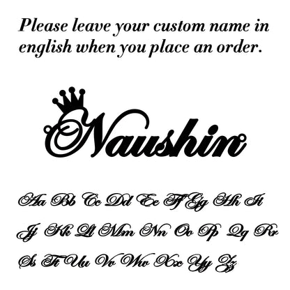 Unique Custom Name Anklet Stainless Steel Customized