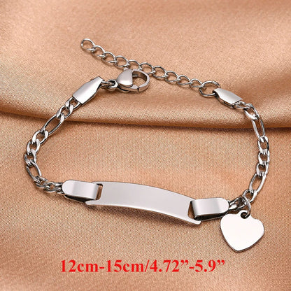 Custom Engraved Name and Birth Date Bracelet – Personalized Birthday Gift