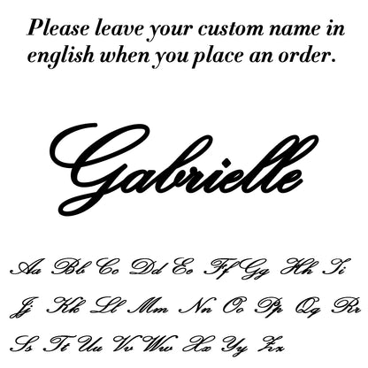 Unique Custom Name Anklet Stainless Steel Customized