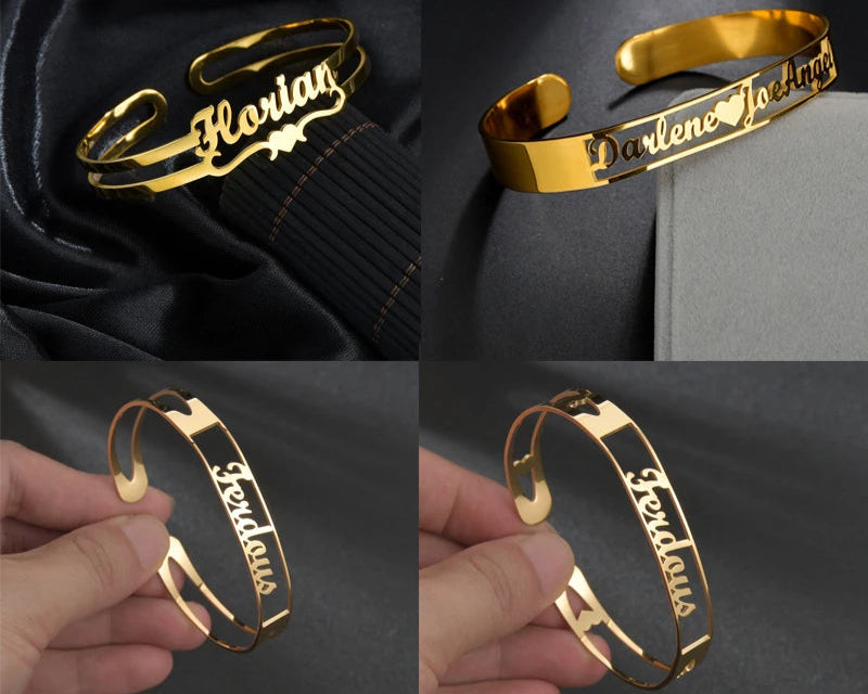 Customized Letter Name Bracelet – Personalized Bangles for All