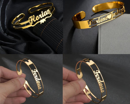 Customized Letter Name Bracelet – Personalized Bangles for All