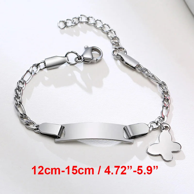 Custom Engraved Name and Birth Date Bracelet – Personalized Birthday Gift