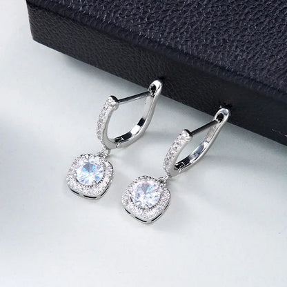 925 Sterling Silver Eternity Earrings for Women