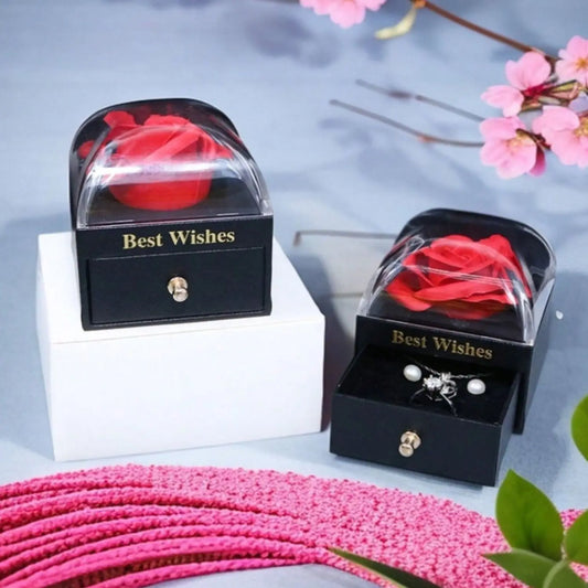 Eternal Rose Gift Box – Romantic Jewelry Box for Couples