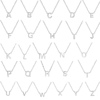 UNIQUEURA Minimalist Initial A-Z Letter Necklace for Women