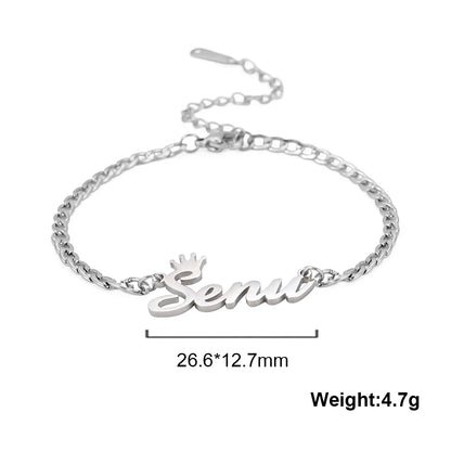 Stainless Steel Custom Name Bracelet