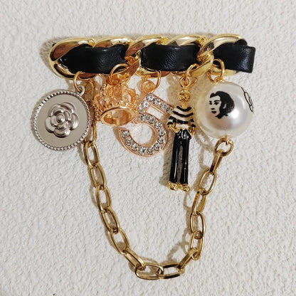 Classic Pearl Brooches for Women, Trendy Luxury Jewelry