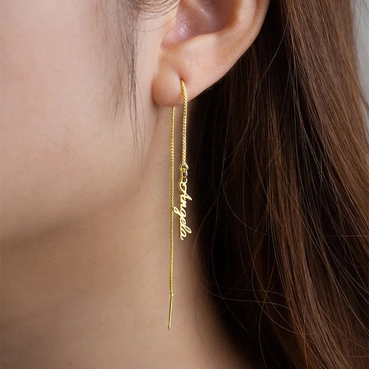 UNIQUEURA Personalised Chains Tassel Earrings for Women