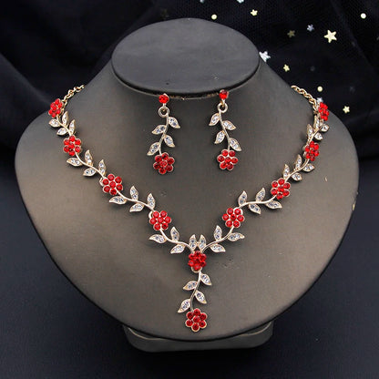 3 Pcs Baroque Bridal Wedding Crown Jewelry Sets and Tiaras For Women