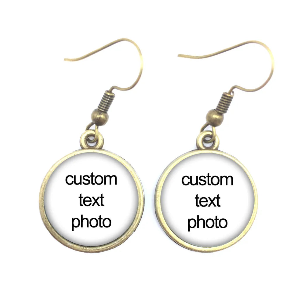 Personalized 16MM Photo Earrings