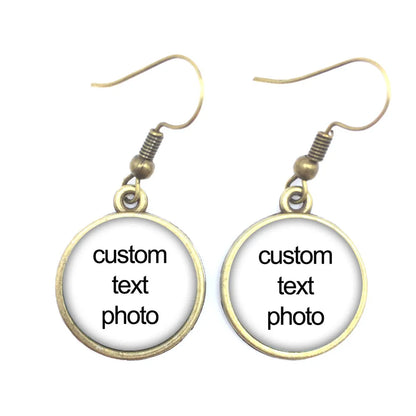 Personalized 16MM Photo Earrings