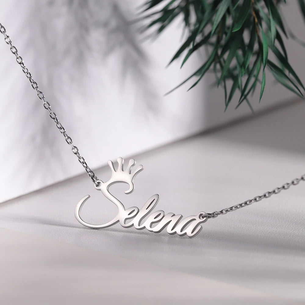 Personalized Name Customized Necklace, Two Exquisite Butterfly